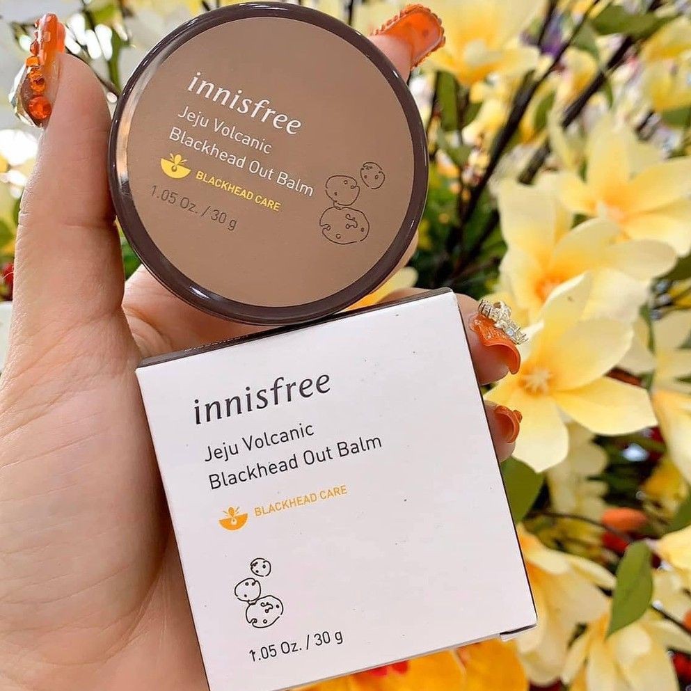 [Hàng Sẵn] Sáp Giảm Mụn Đầu Đen Innisfree Jeju Volcanic Black Head Out Balm