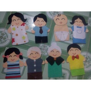 Bộ rối tay gia đình 30x15