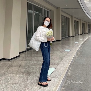 [BTM04] Giày sandals No.04 quai da thắt bính cute