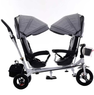 Xe đẩy 3 bánh 2 chỗ ngồi