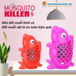 Đèn bắt muỗi hình cá nhiều màu