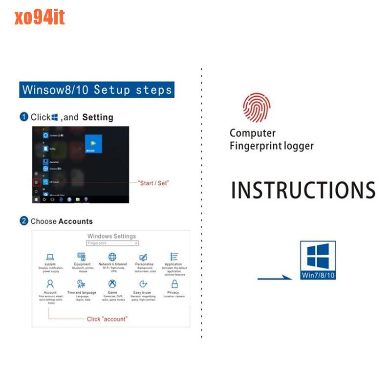 Mô Đun Usb Vingerafdruklezer Apparaat Voor Windows 10 Biometrie