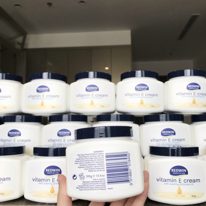 Kem dưỡng ẩm cho da mềm mịn REDWIN Vitamin E Cream Úc 300g thích hợp cho da thường da khô nứt nẻ bong tróc da nhạy cảm | BigBuy360 - bigbuy360.vn