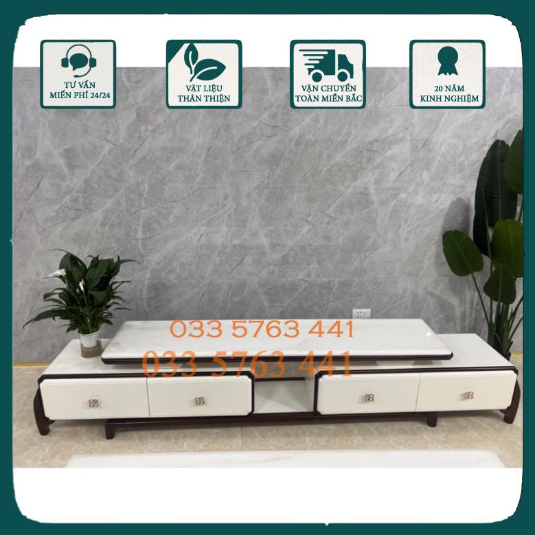 Bàn trà sofa + kệ tivi mặt đá nhập khẩu