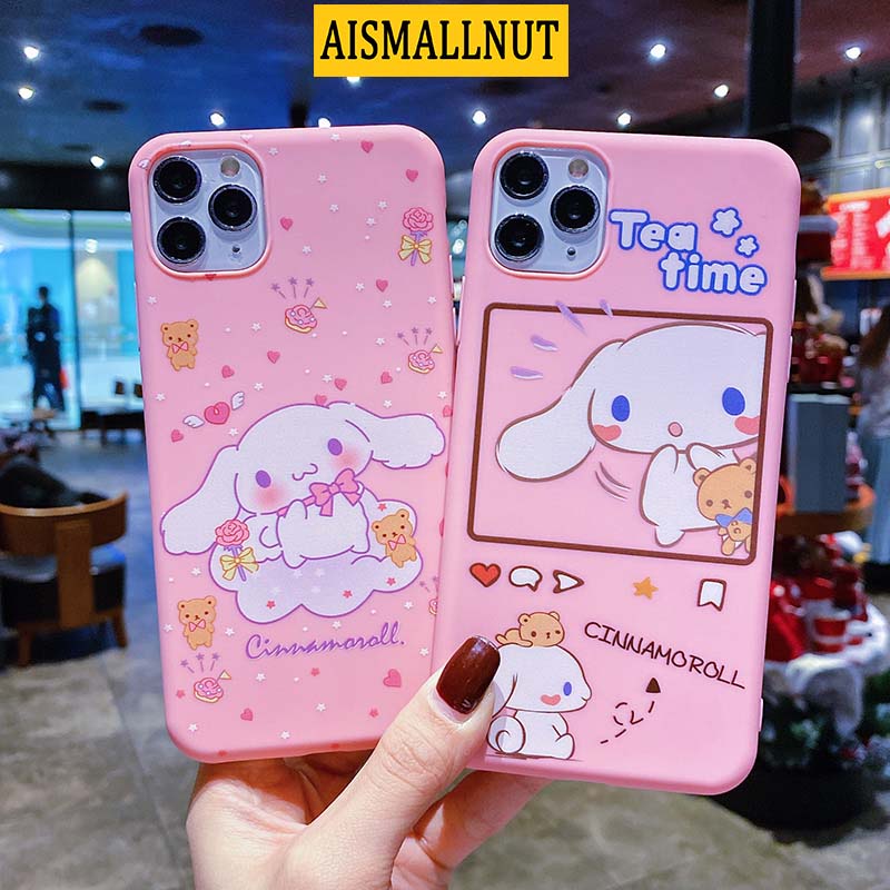 Ốp điện thoại TPU silicon mềm chống bụi hình thỏ tai lớn cho iPhone11 12 13 Pro Max 6 6S 7 8 Plus X XS XR XSMAX