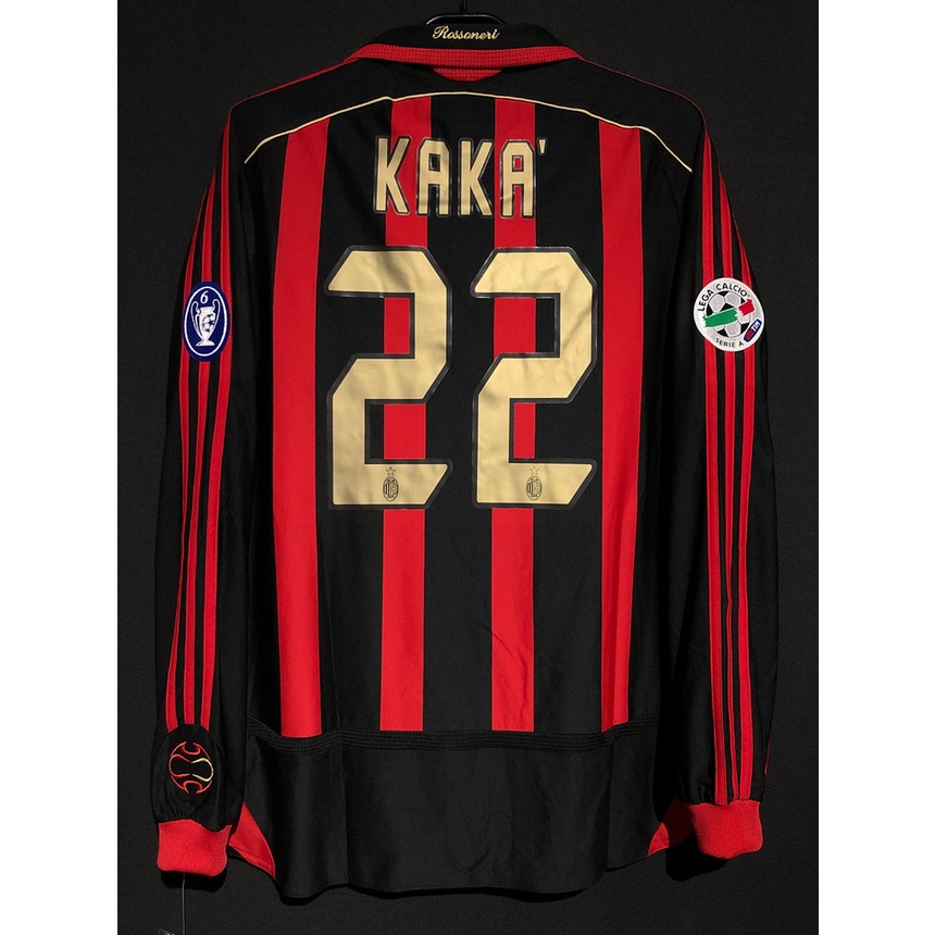 Áo Thun Bóng Đá Câu Lạc Bộ AC milan 06/07 AC milan 22 NESTA 13 RONALDO 99 2006/2007