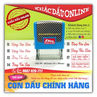 CON DẤU TÊN [BÁN CHẠY] - SHINNYS852