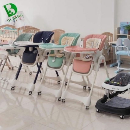 Ghế ăn dặm cho bé, Ghế ăn dặm Chilux Grow V Đa năng cao cấp hàng chính hãng