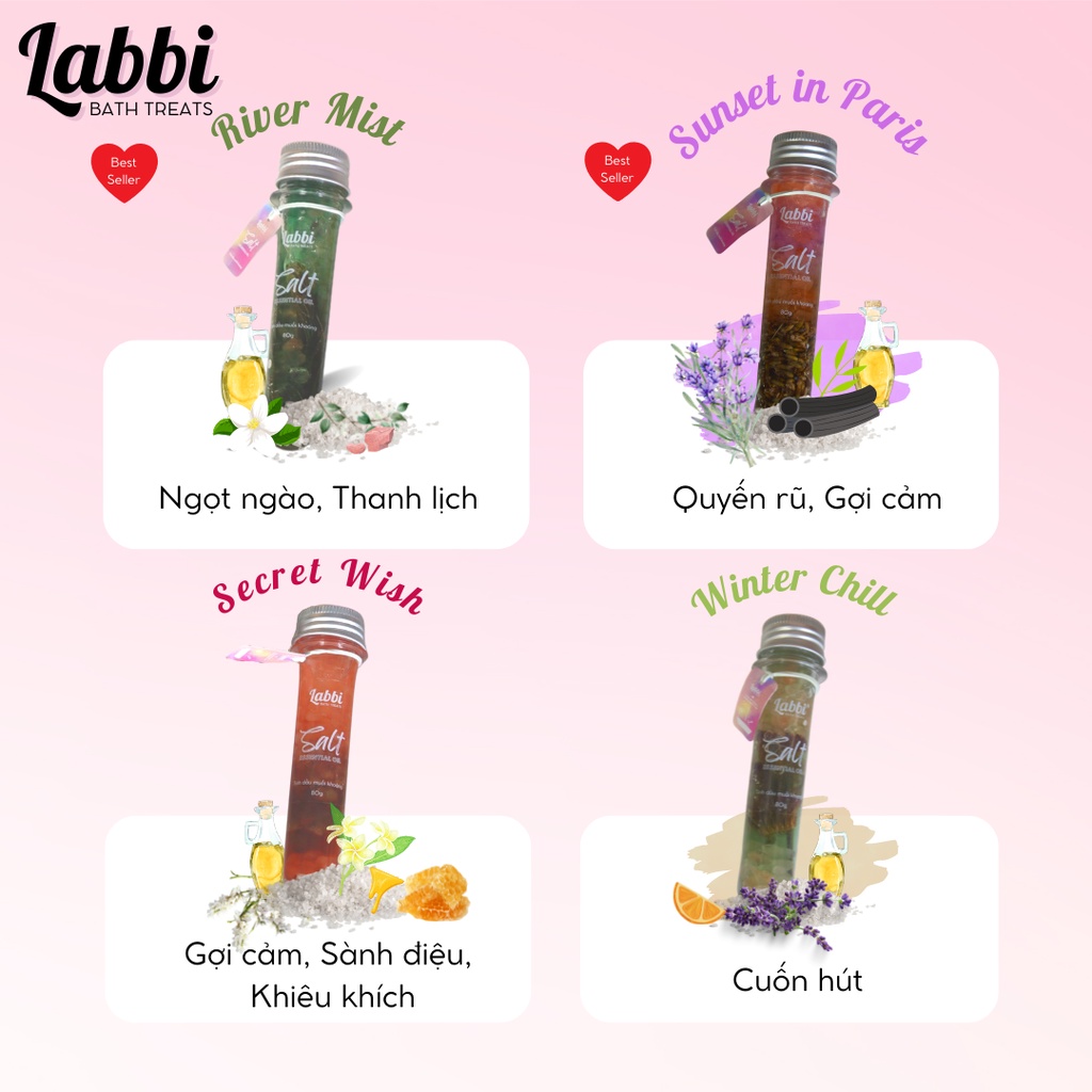 TỔNG HỢP [Labbi] Salt Essential Oil / TINH DẦU MUỐI KHOÁNG