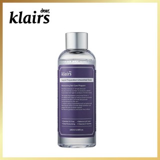 Nước hoa hồng Dear Klairs Supple Preparation Unscented Toner 180ml