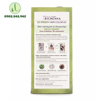 Gội nhuộm tóc bạc Richenna Hàn Quốc 06
