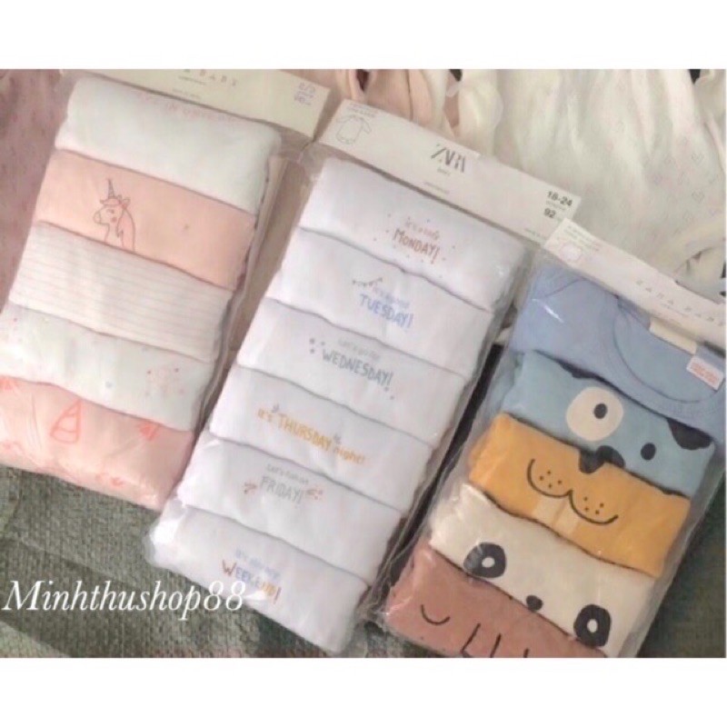 Bodysuit ZA.RA xuất xịn cotton organic cực đẹp | BigBuy360 - bigbuy360.vn