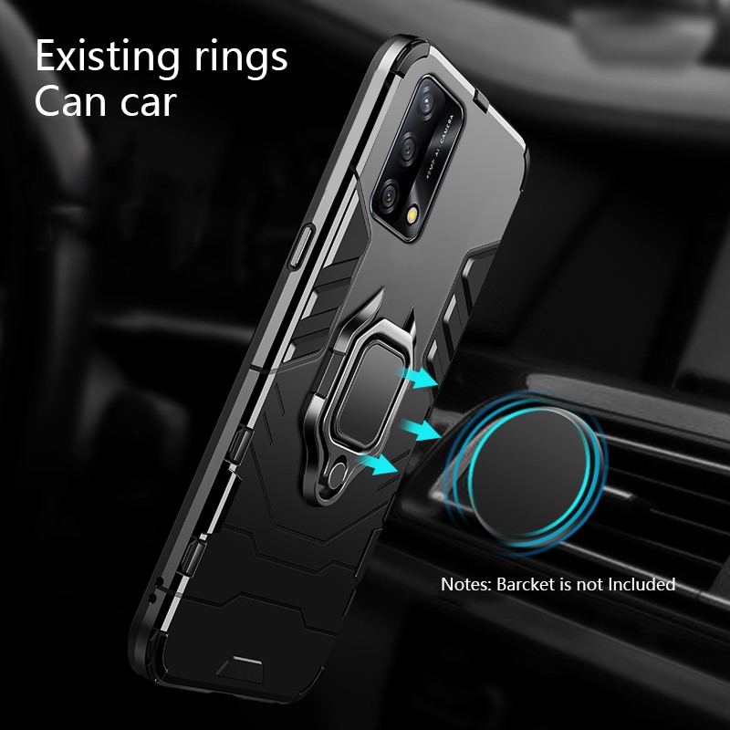 Ốp Lưng Chống Sốc Có Nhẫn Móc Ngón Tay Cho Oppo A74 4g 5g | BigBuy360 - bigbuy360.vn