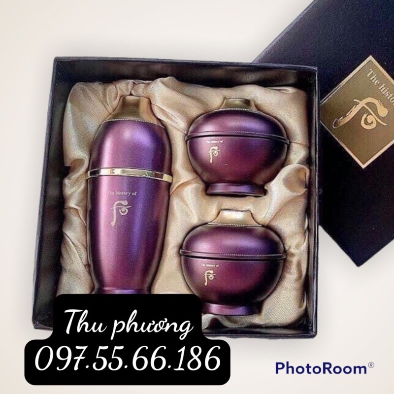 Set dưỡng trẻ hoá da hoàn lưu cao Whoo Hwanyu mini 3 sản phẩm - 5 sản phẩm