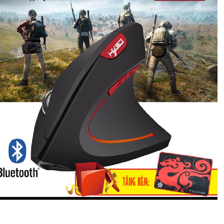 Chuột Gaming Bluetooth 3.0 Thế Hệ Mới HXSJ T29 Tặng Kèm Tấm Lót Chuột - Cao Cấp