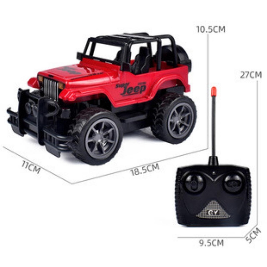 Ô tô điều khiển từ xa địa hình tốc độ cao giá rẻ mini 4 chiều có đèn và nhạc, ô tô cảnh sát đồ chơi cho bé BOBIKIDS OT01