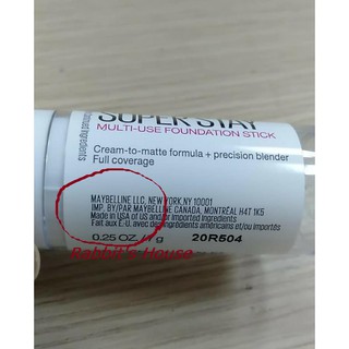 [Auth] Kem Nền Dạng Thỏi Maybelline Super Stay Multi-Use Foundation Stick Makeup