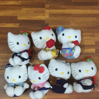 Set 2 mèo bông hello kitty