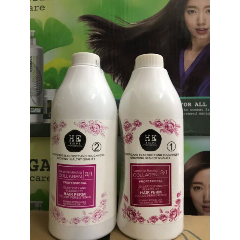 Thuốc uốn lạnh tóc nam nữ mềm mượt không xù tóc