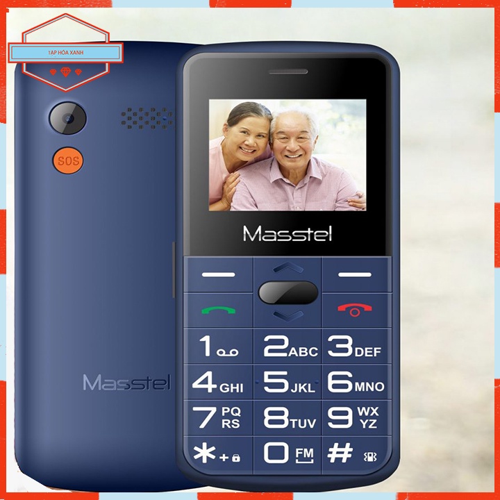 Điện Thoại Cục Gạch Pin Trâu Masstel Fami 11 Full Box Chính Hãng Bàn Phím Chữ Lớn Cho Người Già