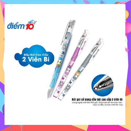 Combo 5 Bút Gel TP-GEL 01 - Bút Máy Tuệ Minh