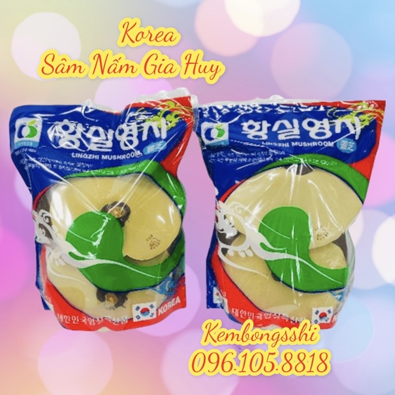 [DATE MỚI] Nấm Linh Chi Vàng Chanh Hàn Quốc Túi Xanh 1Kg