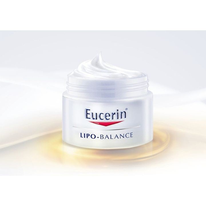 Kem dưỡng ẩm Eucerin Lipo Balance 50ml cho da nhạy cảm giúp hồi phục da freeship HCM