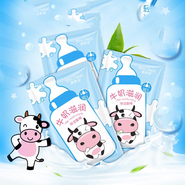 MẶT NẠ SỮA BÒ TƯƠI MILK MOISTURIZING MASK BISUTANG