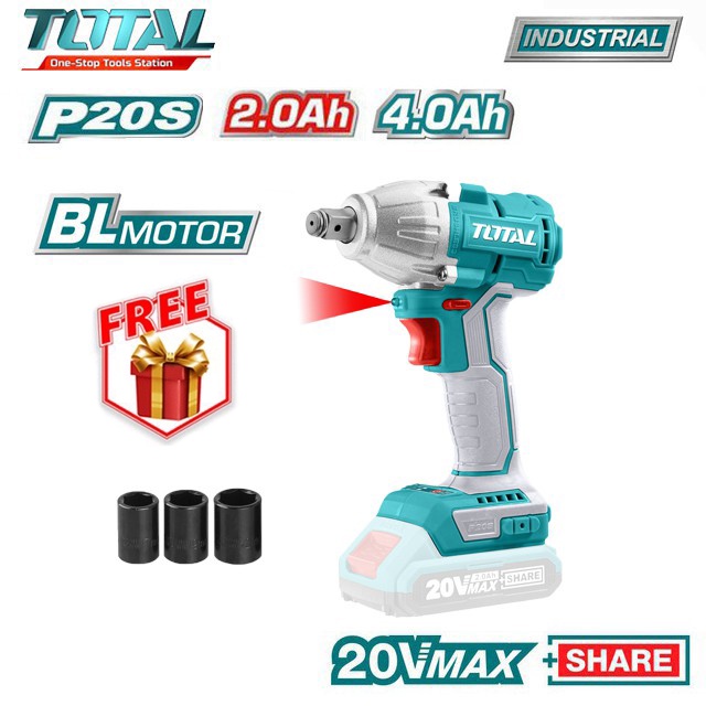Body máy siết bulong dùng pin Total 20V  TIWLI20020 TIWLI2038