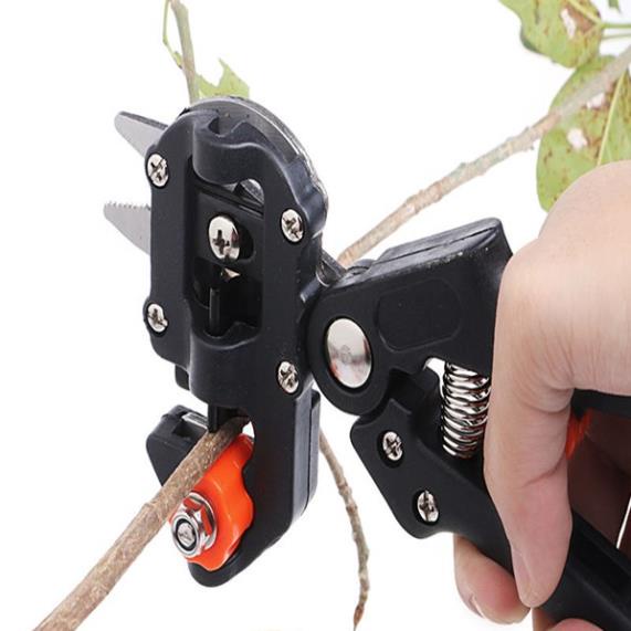 Kéo ghép cành đa năng chuyên dụng tặng 2 lưỡi cắt và trụ đỡ thay thế (màu đen) - Công Nghệ Số BV