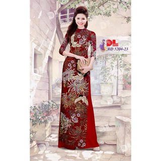 Vải áo dài 3d