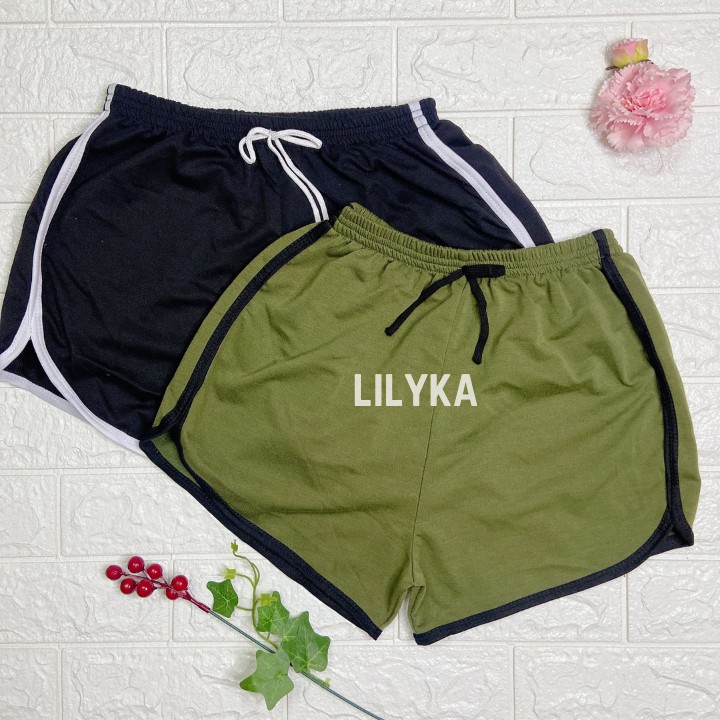 Quần đùi thể thao nữ lưng thun short ngắn ống rộng mặc nhà tập gym lilyka QS07 | BigBuy360 - bigbuy360.vn
