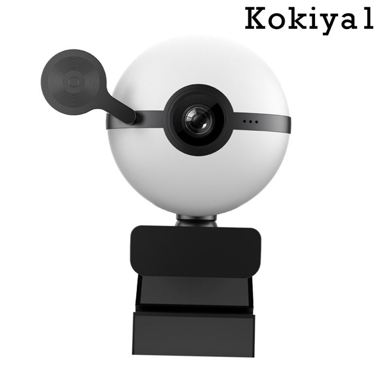 Webcam HD 2K tích hợp mic kèm vỏ bọc ống kính cho laptop | BigBuy360 - bigbuy360.vn