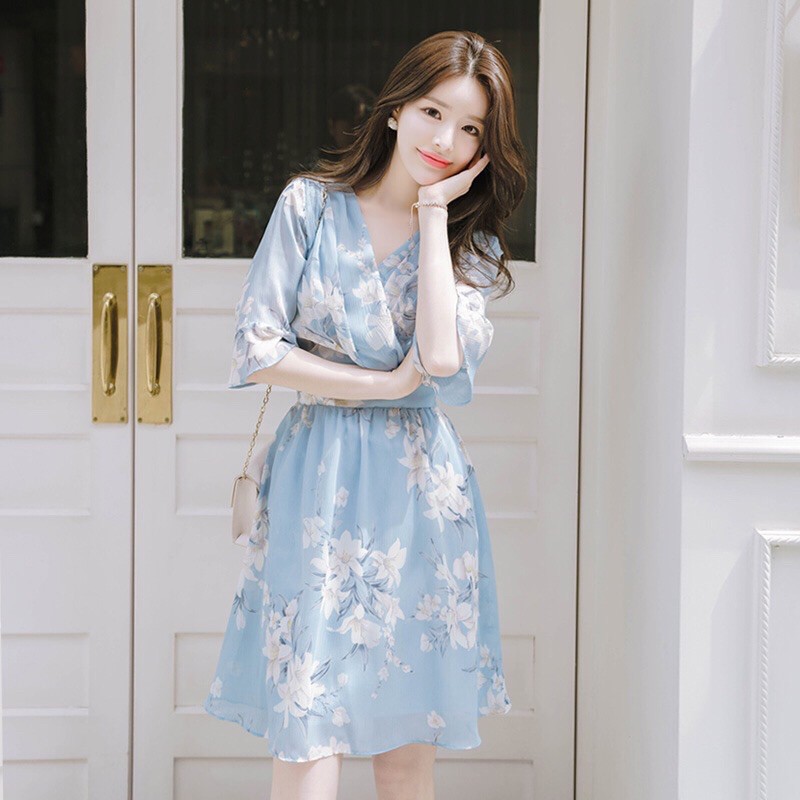 Váy voan hàn quốc