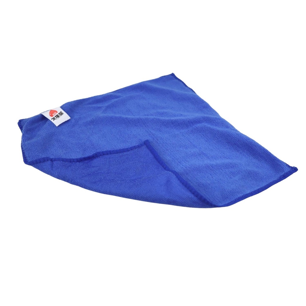 Khăn lau xe lau chùi đa năng 30x30cm màu xanh HÀNG TẶNG