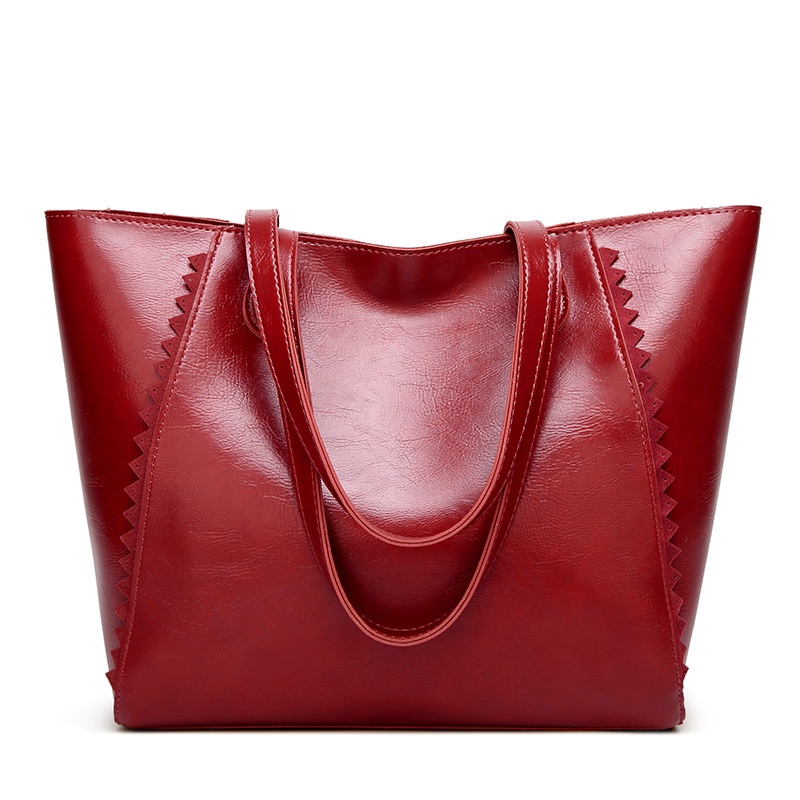 Túi Đeo Vai Chất Liệu Da Bóng Phong Cách Âu Mỹ Cổ Điển Thời Trang Cho Nữ