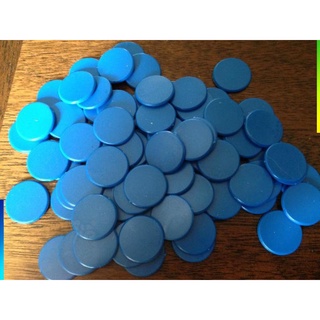 100x opaque plastic board game counters tiddly winks numeracy tea 3