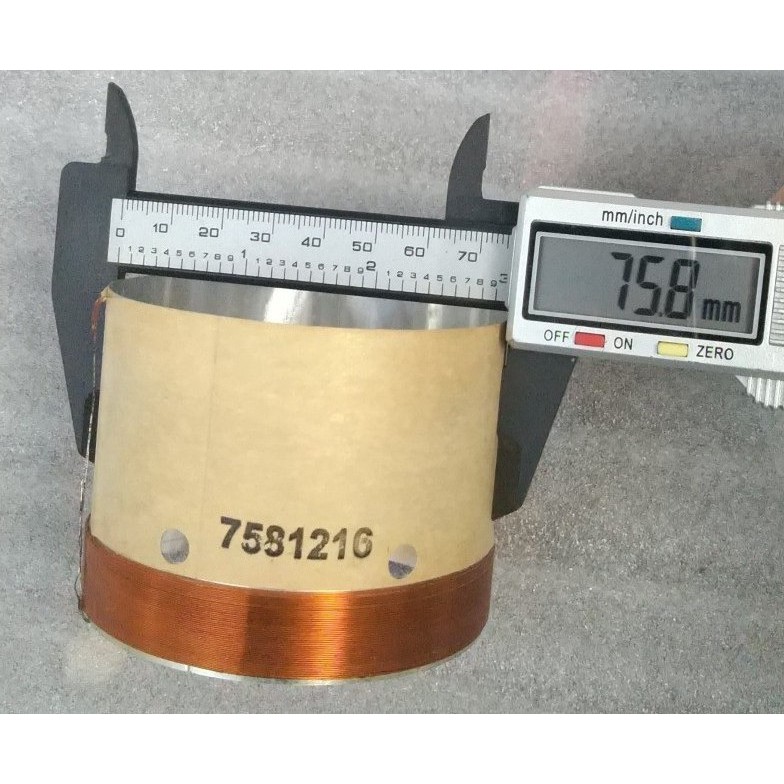 COIL 75.8 4 LỚP - 1 CÁI CÔN LOA BASS