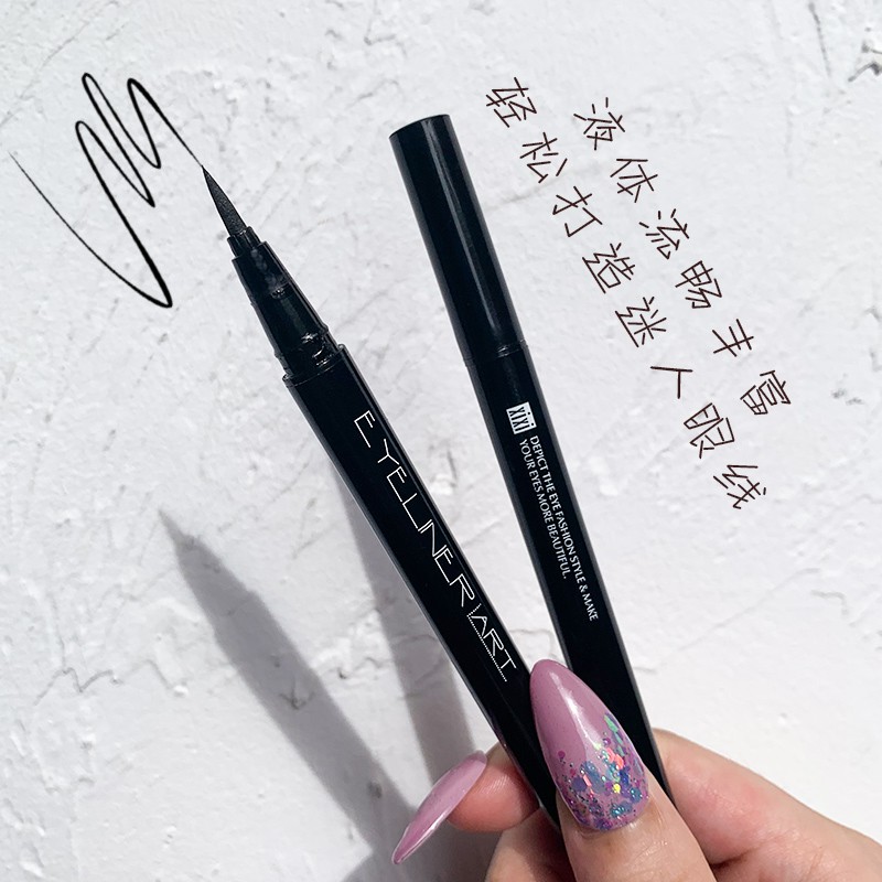 Bút Kẻ Mắt Nước Xixi Màu Đen / Nâu Lâu Trôi Chống Thấm Nước Dành Cho Người Mới Bắt Đầu NO.681