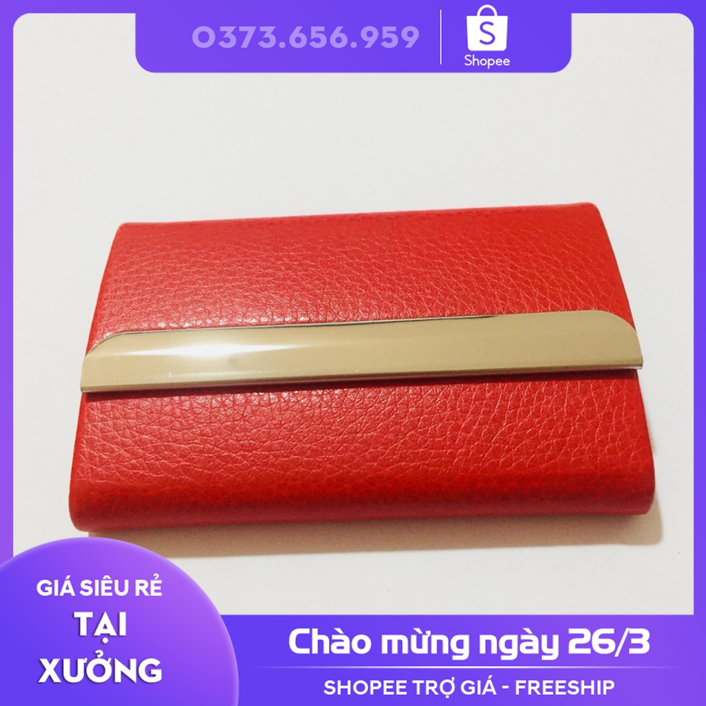 [QUÀ TẶNG] Hộp đựng card visit HC07 đỏ theo mệnh cách [HỘP ĐỰNG CARD]