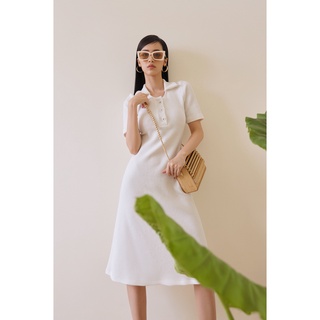 Đầm suông cổ polo EDINI
