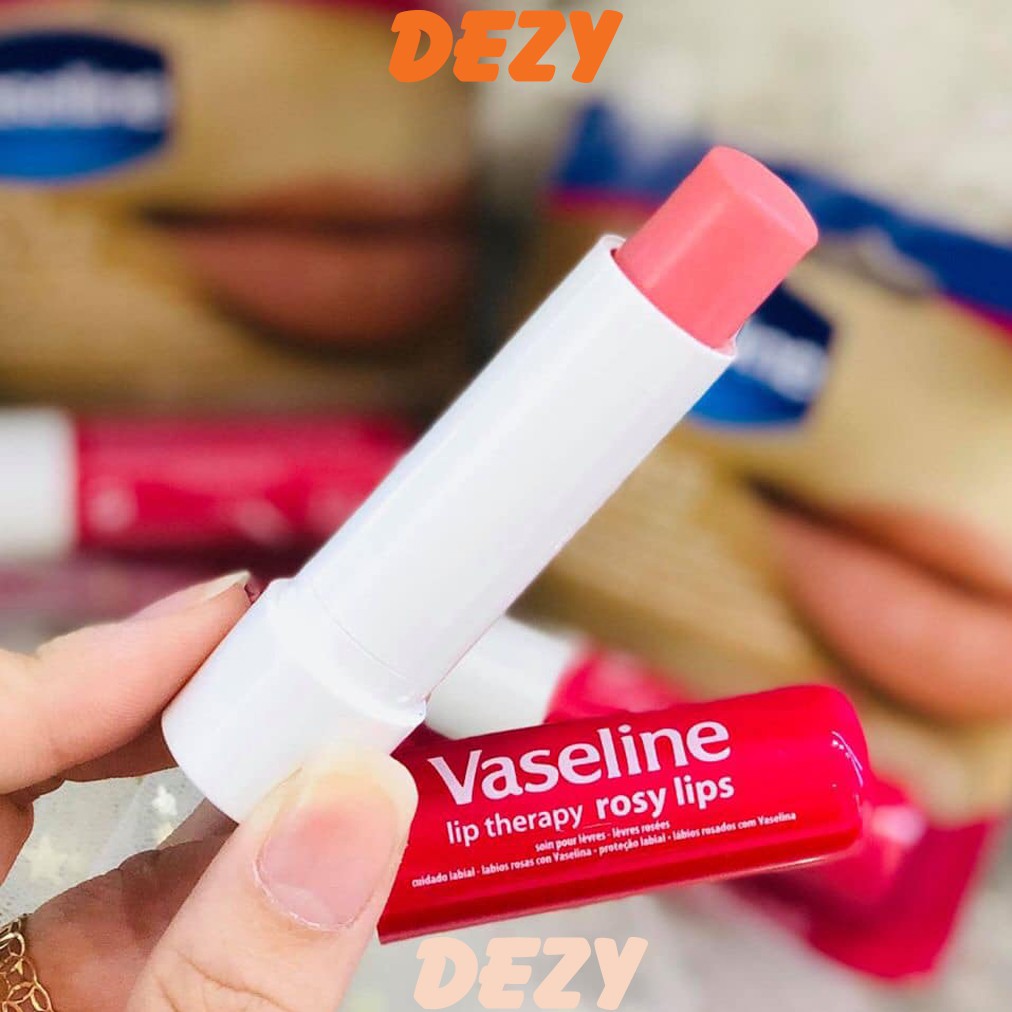 Son Dưỡng Môi Không Màu Vaseline Chăm Sóc Da Môi Dưỡng Ẩm Da Khô Da Nhạy Cảm Giúp Tẩy Tế Bào Chết Vasaline Unilever Dezy