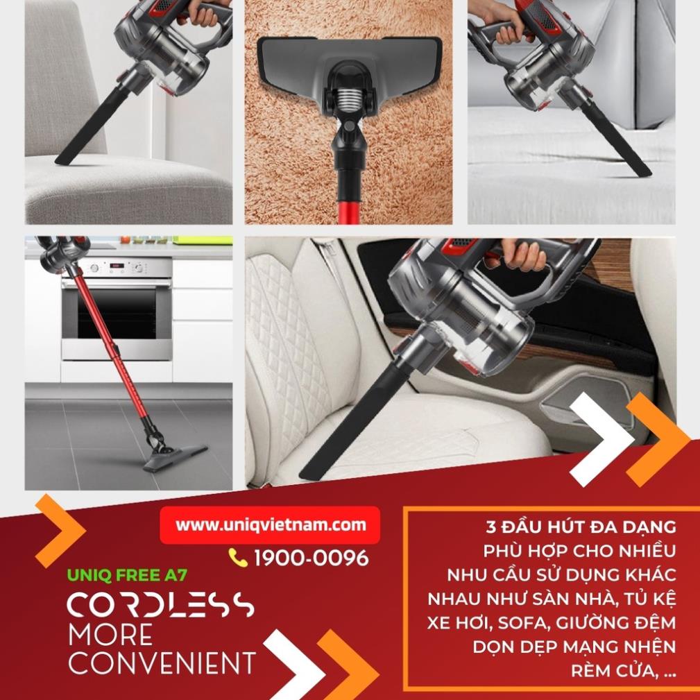 Máy hút bụi cầm tay không dây đa năng gia đình mini pin sạc hút giường đệm nệm sofa xe hơi lực hút mạnh