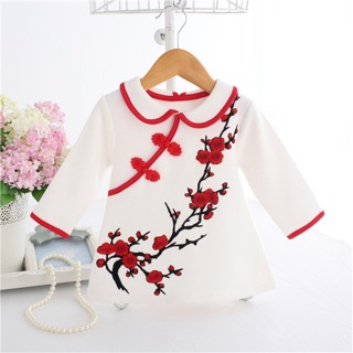 Váy tết điệu cho bé gái