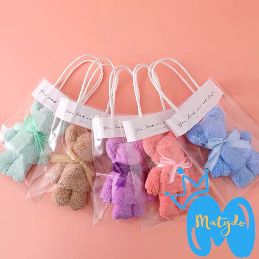 Khăn cho bé cotton cao cấp mềm mại thấm sữa rửa mặt lau mũi 30cm tặng kèm túi đựng