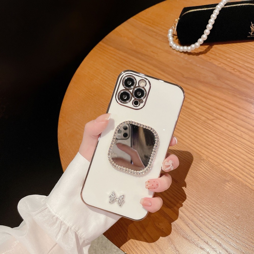 Ốp điện thoại tpu mềm tráng gương thích hợp cho Iphone 12 Pro Max 11 Pro Max Xs Max Xr X 7 8 Plus 7 Plus