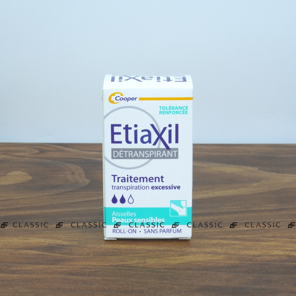 Lăn ngăn mùi và Mồ Hôi Etiaxil Nhãn Xanh 15ml