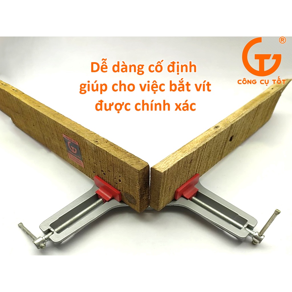 Eto góc vuông hợp kim nhôm loại dày sơn xám 240gram
