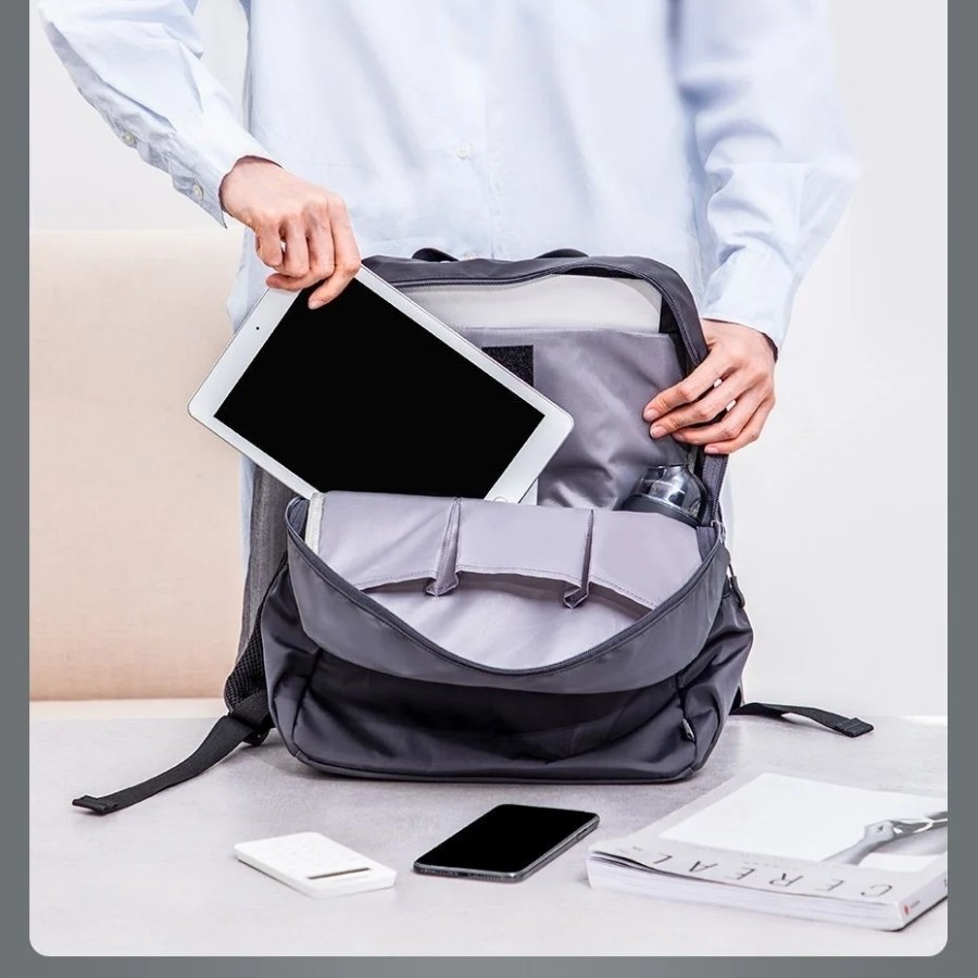 Ba lô vải dù/ túi vải dù chống thấm nước Baseus 13/16" cho Tablet /Laptop/ Macbook (Waterproof, Nylon Shoulder Handbag)