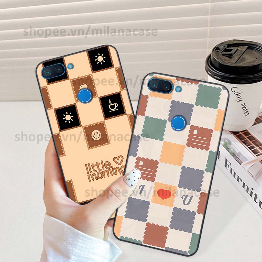 Ốp Xiaomi Mi 8 SE / Mi 8 Lite caro họa tiết nhiều màu sắc siêu đẹp thời trang cá tính